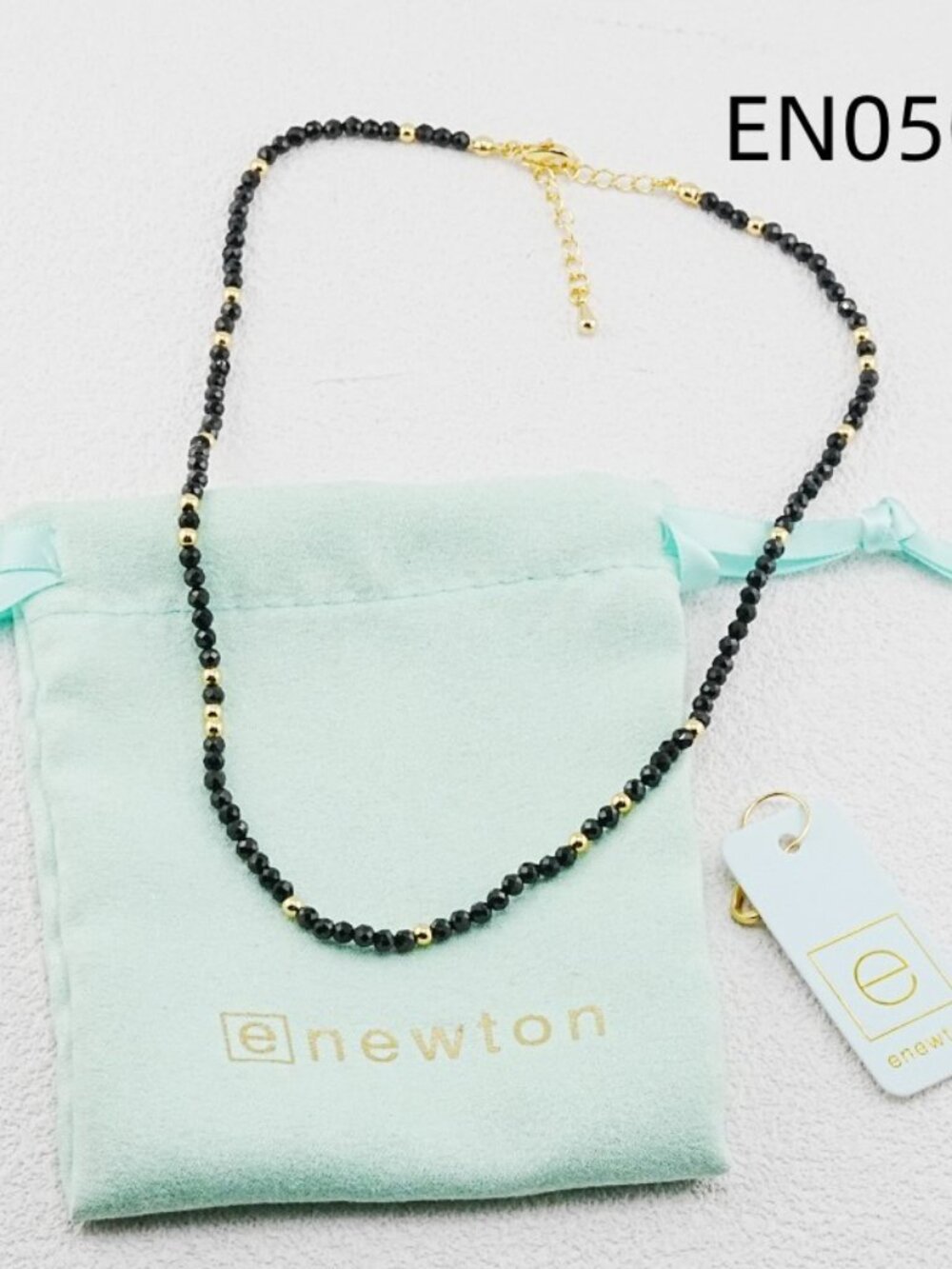 Enewton Black Bead Necklace